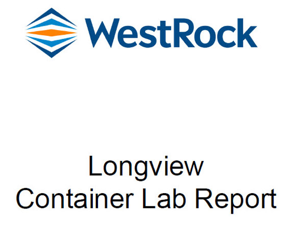 Front Page of Ecorrcrate Crush Test Lab Report by Westrock
